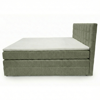 Posteľ s matracom a topperom BIRNA 2 BK olivová, 180x200 cm 5