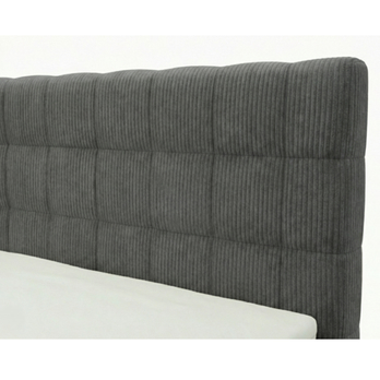 Posteľ s matracom a topperom BIRNA 2 BK tmavosivá, 140x200 cm 6