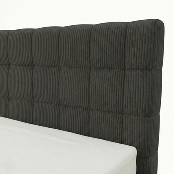 Posteľ s matracom a topperom BIRNA 2 BK antracitová, 120x200 cm 6