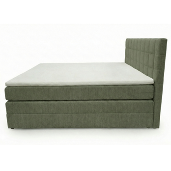 Posteľ s matracom a topperom BIRNA 2 BK olivová, 120x200 cm 5