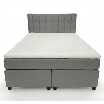 Posteľ s matracom a topperom BIRNA 2 BSB svetlosivá, 140x200 cm 2