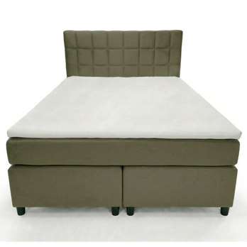 Posteľ s matracom a topperom BIRNA 2 BSB olivová, 140x200 cm 2