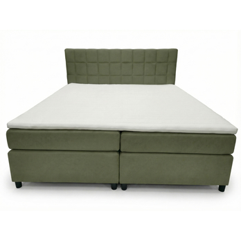 Posteľ s matracom a topperom BIRNA 2 BSB olivová, 160x200 cm 2