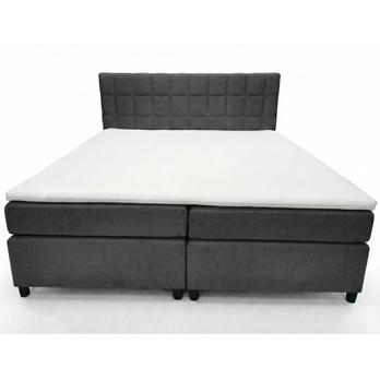 Posteľ s matracom a topperom BIRNA 2 BSB tmavosivá, 160x200 cm 2