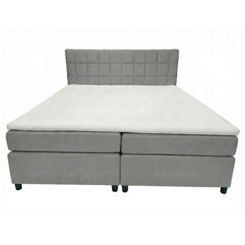 Posteľ s matracom a topperom BIRNA 2 BSB svetlosivá, 180x200 cm 2