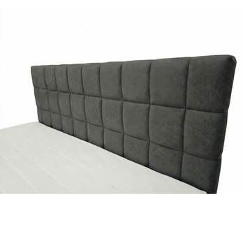 Posteľ s matracom a topperom BIRNA 2 BSB tmavosivá, 180x200 cm 3