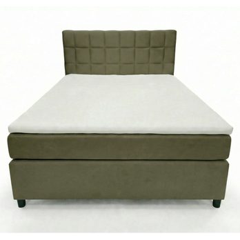 Posteľ s matracom a topperom BIRNA 2 BSB olivová, 120x200 cm 2