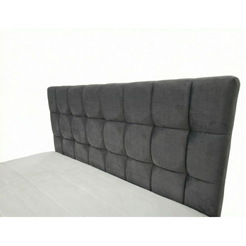 Posteľ s matracom a topperom BIRNA 2 BSB tmavosivá, 120x200 cm 3