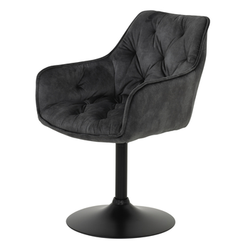 Jedálenská stolička BIRTE S vintage antracitová, sada 2 ks 3