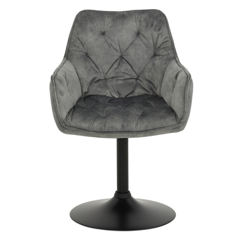 Jedálenská stolička BIRTE S vintage sivá, sada 2 ks 1