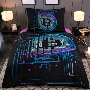 Posteľná bielizeň BITCOIN 70x90 cm a 140x200 cm 1