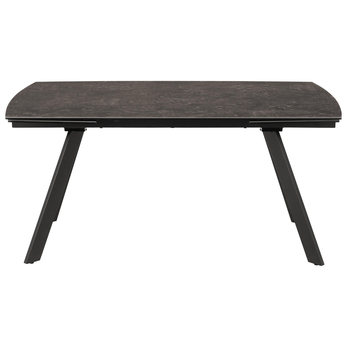 Jedálenský stôl BLACKBURN čierna/matná čierna 12