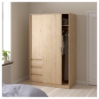 Šatníková skriňa BLAIR 2D jackson hickory 2