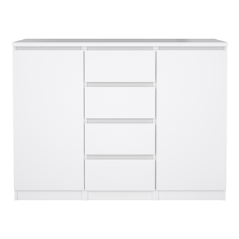 Komoda BLAIR IX biela vysoký lesk 2