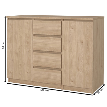 Komoda BLAIR IX dub jackson hickory 7