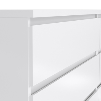 Komoda BLAIR VIII biela vysoký lesk 4