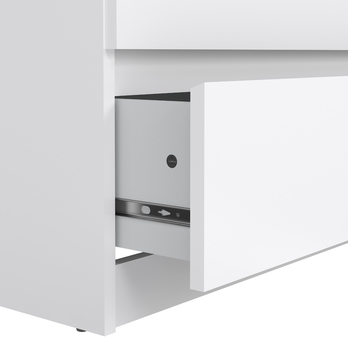 Komoda BLAIR VIII biela vysoký lesk 5