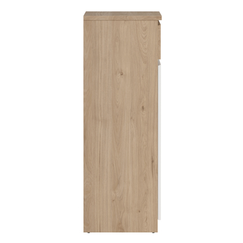 Skrinka na topánky BLAIR dub jackson hickory/biela 5
