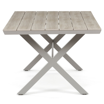 Záhradný stôl BLASIUS béžová/dub 4