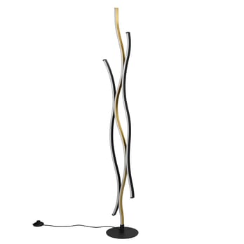 Stojacia lampa BLAZE čierna/zlatá 3
