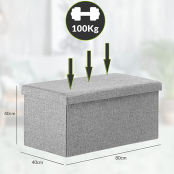 Taburet BLOCK 1 sivá 5