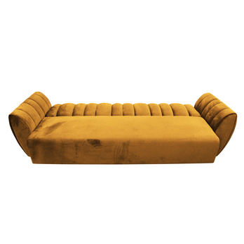 Pohovka BLOOM žltá/antracitová 2