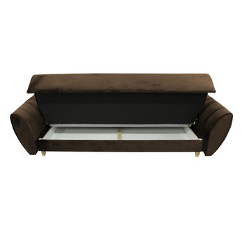 Pohovka BLOOM hnedá/béžová 3