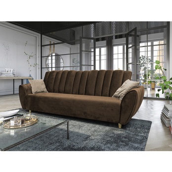 Pohovka BLOOM hnedá/béžová 1