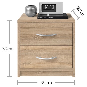 Nočný stolík BOBO II dub sonoma 5