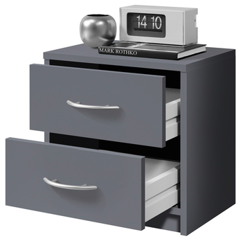 Nočný stolík BOBO II grafit 2