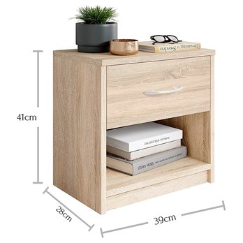 Nočný stolík BOBO dub sonoma 4