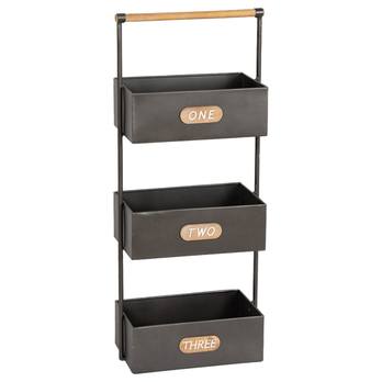 Regál BOE čierna 1