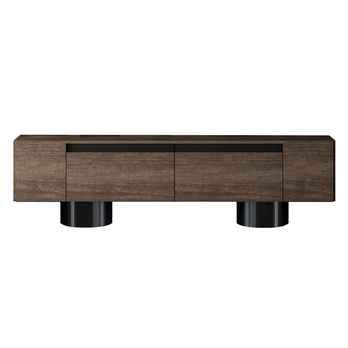 TV stolík BOHEM orech/čierna 3