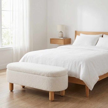 Taburet BOHEMO biela 1
