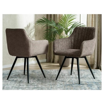 Jedálenská stolička BOLLU 2 tmavobéžová 1