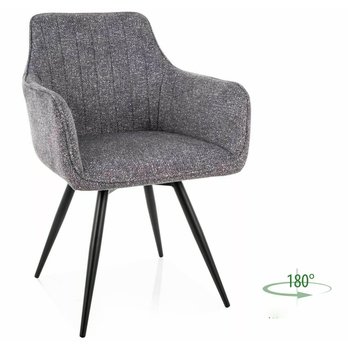 Jedálenská stolička BOLLU 2 sivá 1