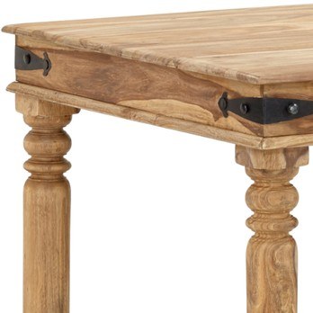 Jedálenský stôl BOMBAY prírodný palisander/čierna 3