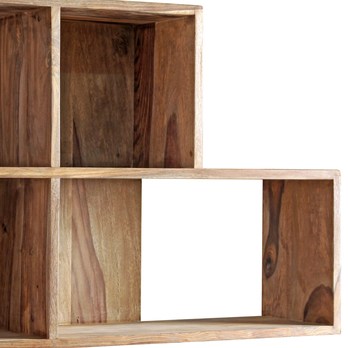 Nástenná polica BOMBAY prírodný palisander, šírka 107 cm 1