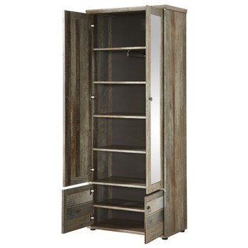 Predsieňová skriňa BONANZA driftwood, šírka 78 cm 2