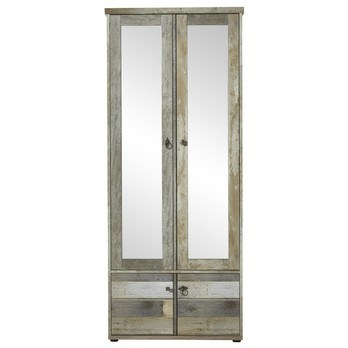 Predsieňová skriňa BONANZA driftwood, šírka 78 cm 3