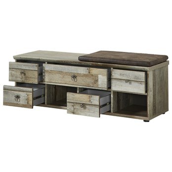 Lavica BONANZA driftwood, šírka 130 cm 2