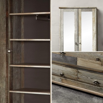 Predsieňová skriňa BONANZA driftwood, šírka 78 cm 4