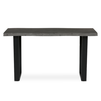 Jedálenský stôl BONITO sivý dub/čierna, šírka 140 cm 2