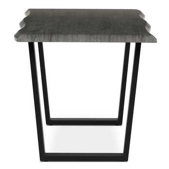 Jedálenský stôl BONITO sivý dub/čierna, šírka 140 cm 3