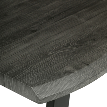 Jedálenský stôl BONITO sivý dub/čierna, šírka 140 cm 5