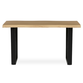 Jedálenský stôl BONITO divoký dub/čierna, šírka 140 cm 2