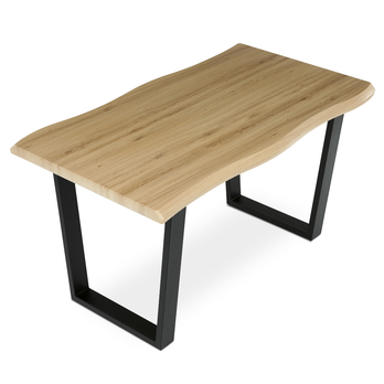 Jedálenský stôl BONITO divoký dub/čierna, šírka 140 cm 4