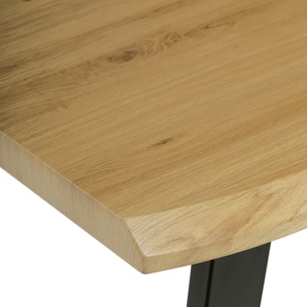 Jedálenský stôl BONITO divoký dub/čierna, šírka 140 cm 5