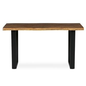 Jedálenský stôl BONITO staré drevo/čierna, šírka 140 cm 2