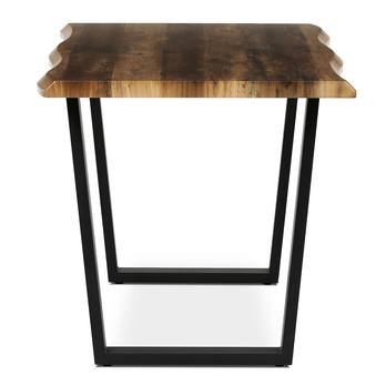 Jedálenský stôl BONITO staré drevo/čierna, šírka 140 cm 3